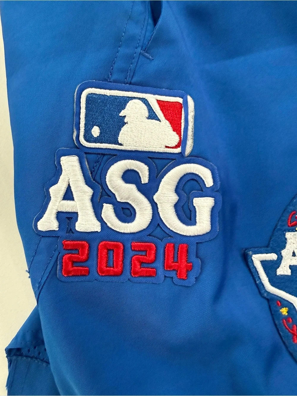 MLB Baseball All-Star Game Royal Blue Athletic Shorts with Red/White Logo XL